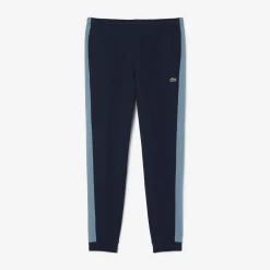 Trainingshose mit zulaufenden Beinen und Colorblock-Design