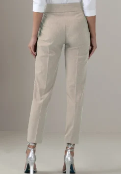 Trendige Stretch-Hose mit breitem Formbund
