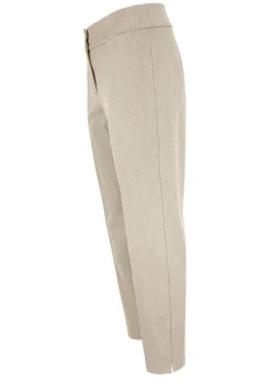 Trendige Stretch-Hose mit breitem Formbund