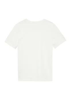 T-Shirt aus Baumwolle mit kleinem Schriftprint