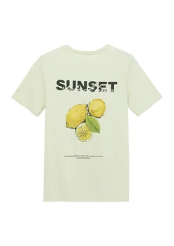 T-Shirt mit Front- und Rückenprint