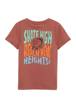 T-Shirt mit Front- und Rückenprint