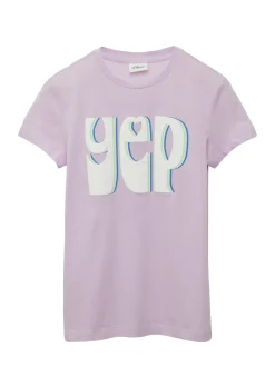 T-Shirt mit Frontprint im Loose Fit