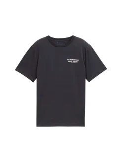 T-Shirt mit Print am Rücken