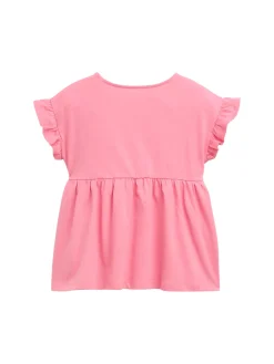 T-Shirt mit Volants