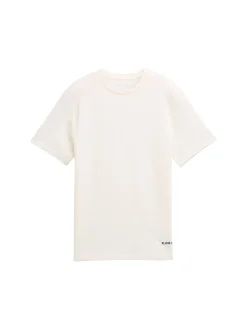 T-Shirt mit Waffelstruktur