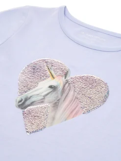 T-Shirt mit Wendepailletten