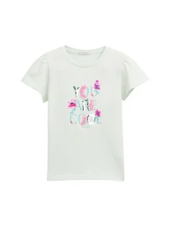 T-Shirt mit Wendepailletten