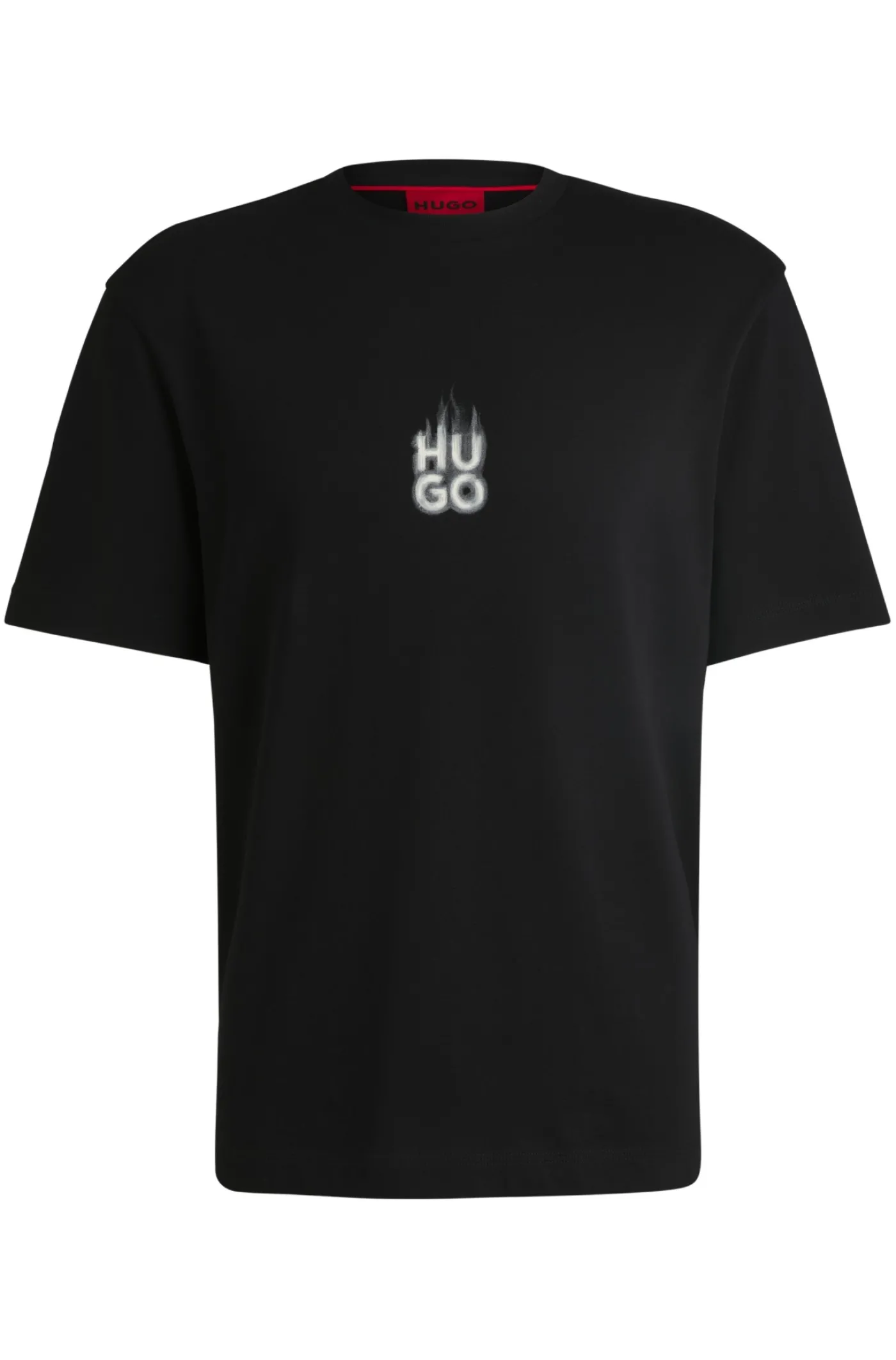 T-Shirt aus Baumwoll-Jersey mit Smoke-Stack-Logos