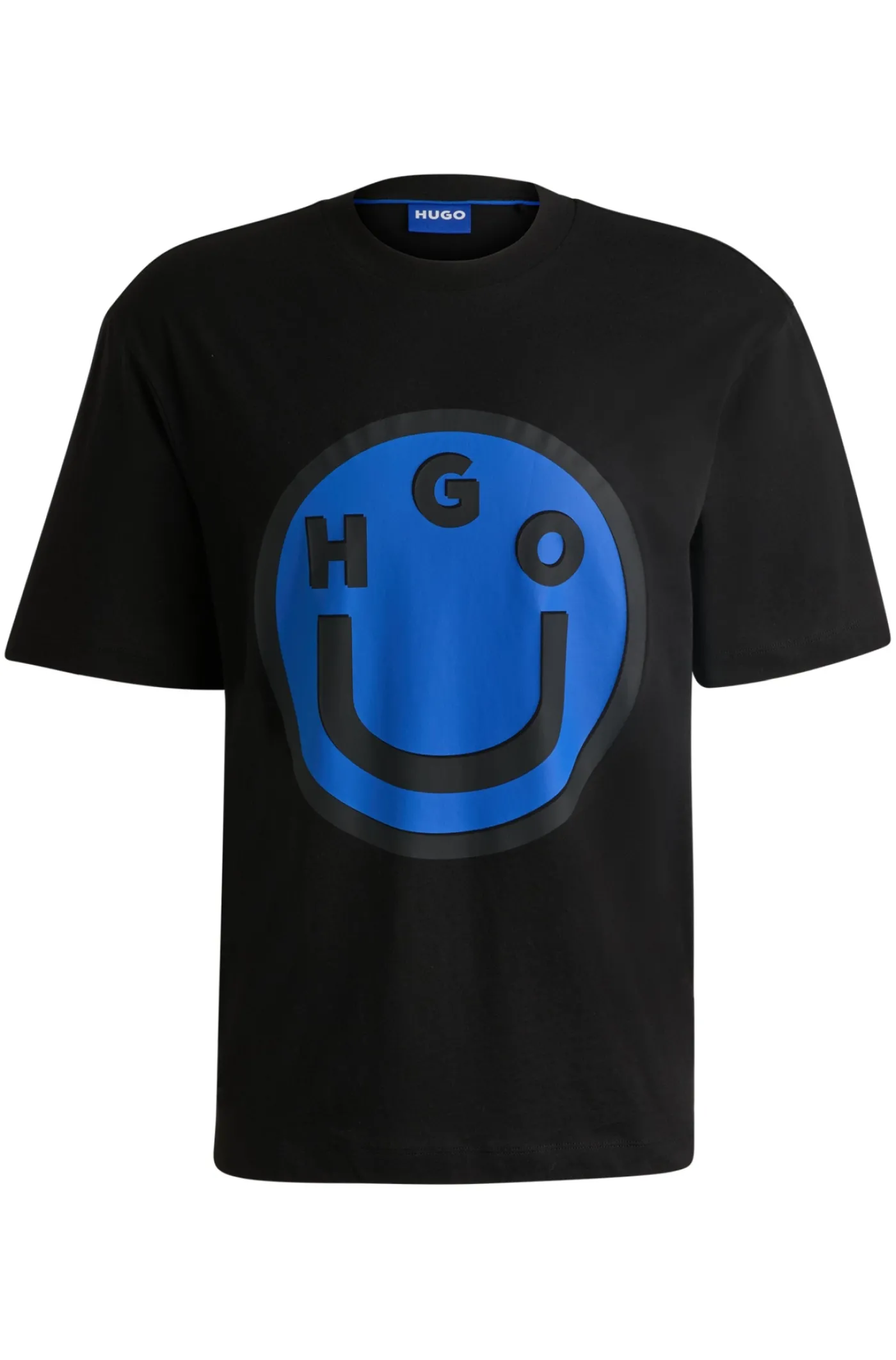 T-Shirt aus Baumwoll-Jersey mit Happy HUGO Smiley®