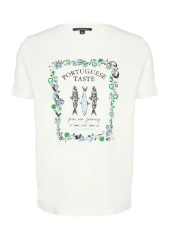 T-Shirt aus Baumwollmix