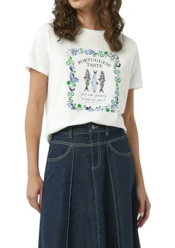 T-Shirt aus Baumwollmix