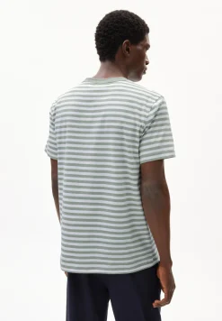 T-Shirt aus Bio-Baumwolle MAARKOS POCKET STRIPES