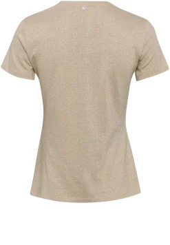 T-Shirt aus Lurexjersey