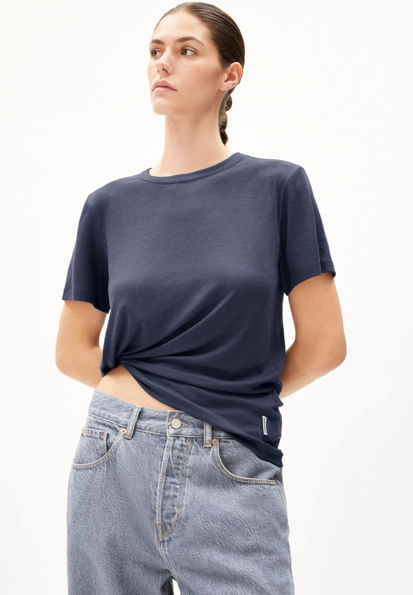 T-Shirt aus TENCEL™ Lyocell Mix GENESAA