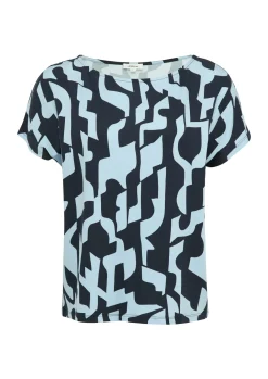 T-Shirt aus Viskosemix im Relaxed Fit