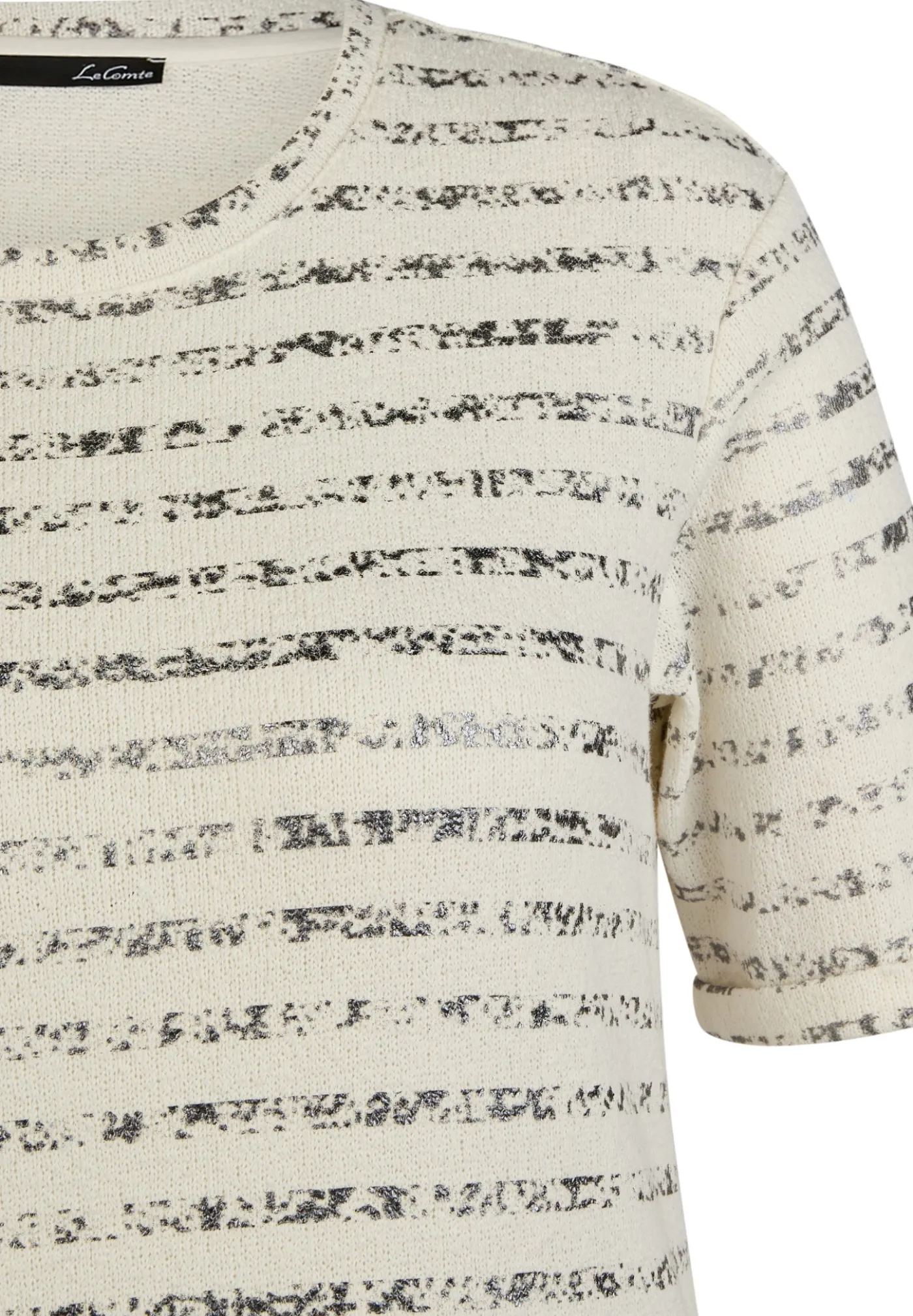 T-Shirt in Streifenoptik