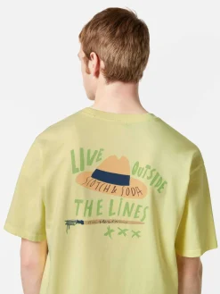 T-Shirt mit Artwork-Print