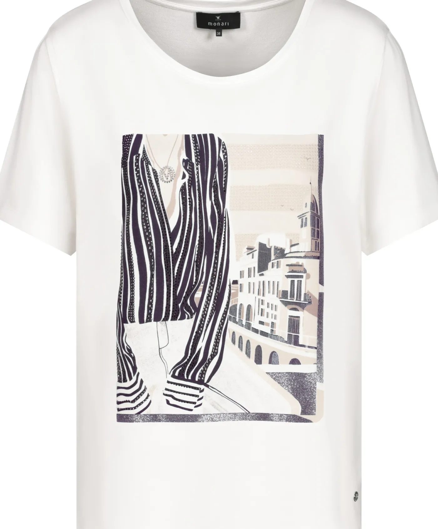 T-Shirt mit Biarritz Print
