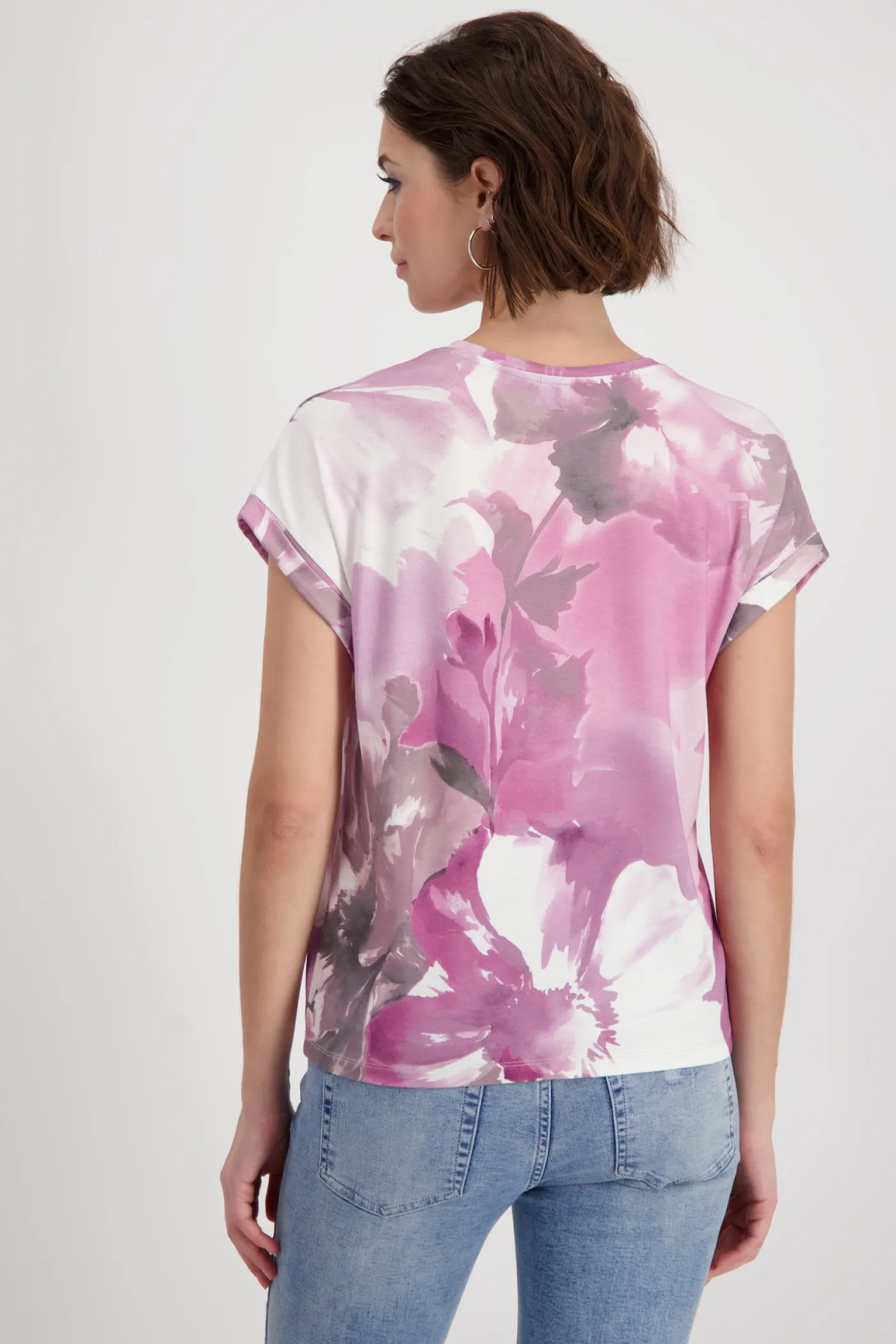 T-Shirt mit Blumenmuster