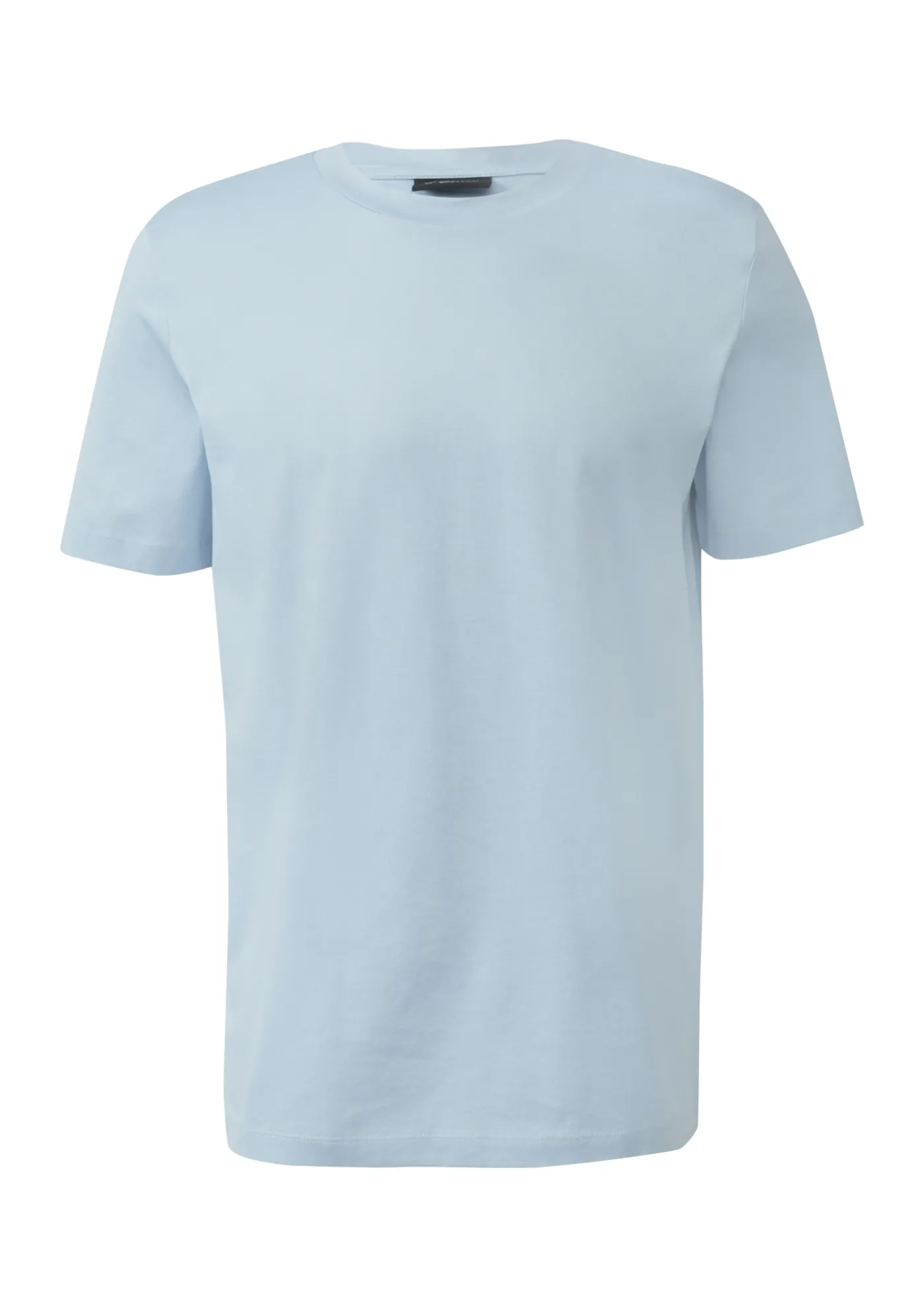 T-Shirt mit Crew Neck aus mercerisiertem Baumwolljersey