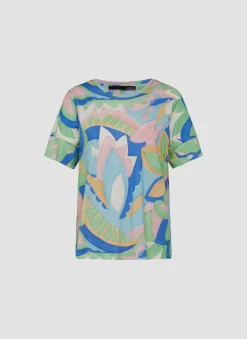 T-Shirt mit floralem Print