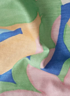 T-Shirt mit floralem Print