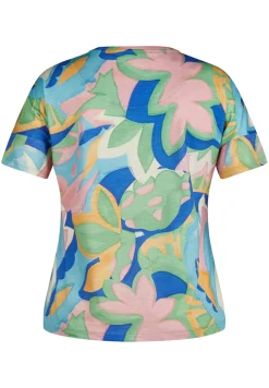T-Shirt mit floralem Print
