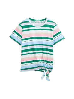 T-Shirt mit Knoten-Detail