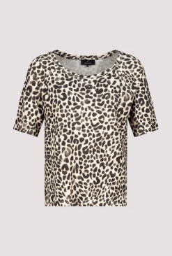 T-Shirt mit Leomuster