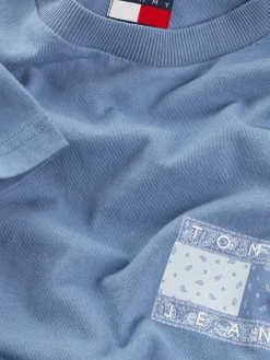 T-Shirt mit Logo hinten