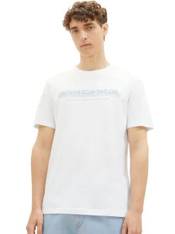 T-Shirt mit Logo Print