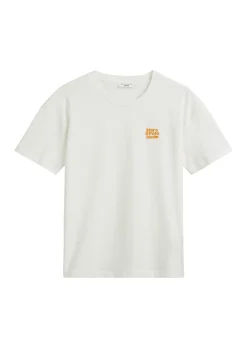 T-Shirt mit Logo-Stickerei