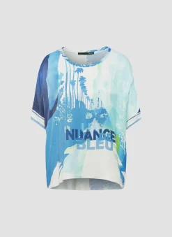 T-Shirt mit modernem Muster