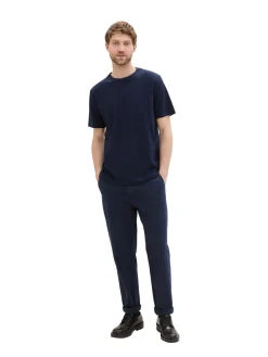 T-Shirt mit Piqué Struktur
