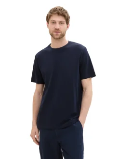 T-Shirt mit Piqué Struktur