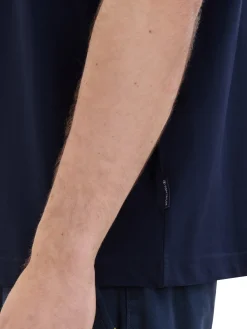 T-Shirt mit Piqué Struktur