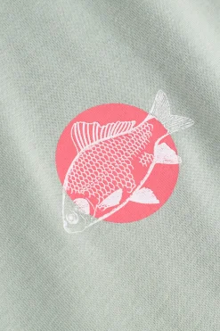 T-Shirt mit Rücken-Print