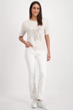 T-Shirt mit Schrift