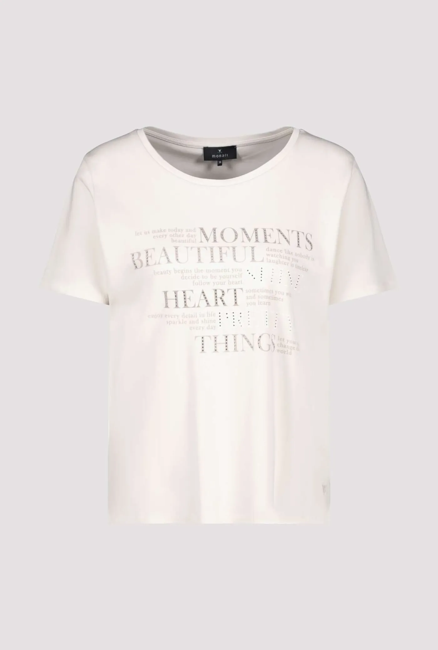 T-Shirt mit Strasssteinen