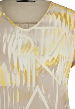 T-Shirt mit V-Ausschnitt
