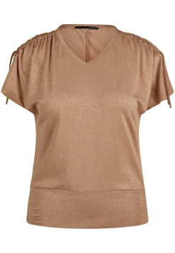 T-Shirt mit V-Ausschnitt