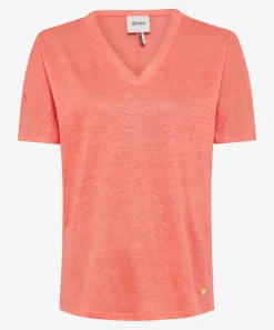 T-Shirt mit V-Neck