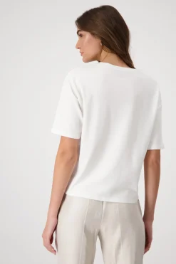 T-Shirt mit Vogelprint