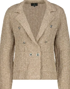 Tweed-Strickblazer