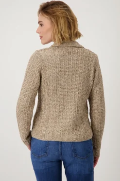 Tweed-Strickblazer
