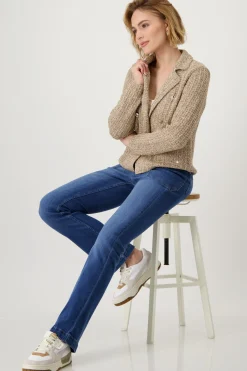 Tweed-Strickblazer
