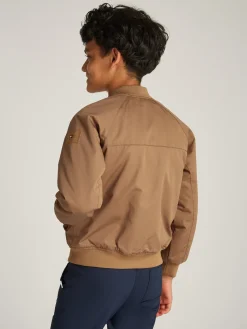 Twill-Bomberjacke mit Logo