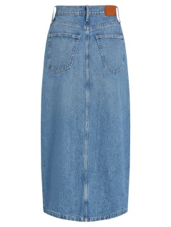 Uma Midi Jeansrock