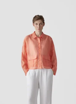 Unifarbene Bluse